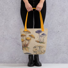 Load image into Gallery viewer, Vintage Fungi Illustrations Tote bag
