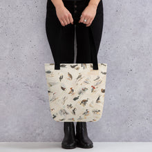 Load image into Gallery viewer, Vintage British Bird Illustrations Tote bag

