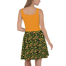Load image into Gallery viewer, Jack-O-Lantern Skater Dress Orange Top

