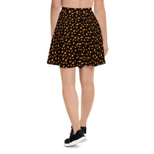 Load image into Gallery viewer, Pumpkin Dot Skater Skirt
