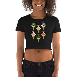 Isssscream Flavors Crop Tee