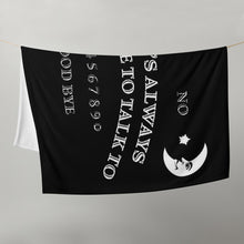 Load image into Gallery viewer, Someone To Talk To: Ouija Board Throw Blanket
