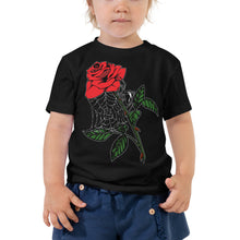 Load image into Gallery viewer, The Spider&#39;s Rose Toddler Short Sleeve Tee
