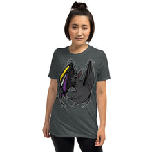 Load image into Gallery viewer, Pride Bat - NonBinary Pride Short-Sleeve T-Shirt
