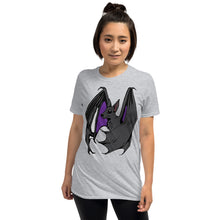 Load image into Gallery viewer, Pride Bat - Ace Pride Short-Sleeve T-Shirt
