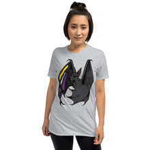 Load image into Gallery viewer, Pride Bat - NonBinary Pride Short-Sleeve T-Shirt
