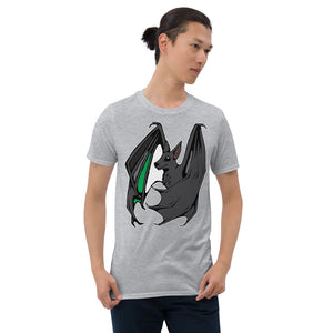 Pride Bat - Agender Pride Short-Sleeve T-Shirt