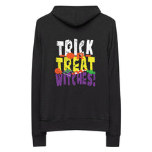 Load image into Gallery viewer, Trick or Treat Witches! Zip Hoodie
