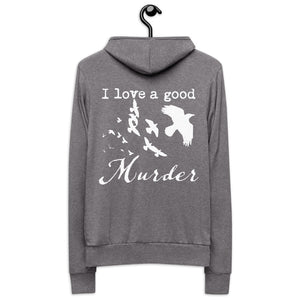 A Good Murder zip hoodie