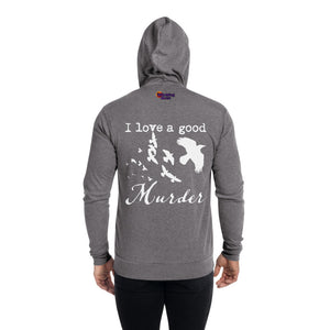 A Good Murder zip hoodie