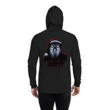 Load image into Gallery viewer, When Your Sleeping - Sinister Santa Zip Hoodie
