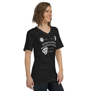Someone to Talk to: Ouija Board V-Neck T-Shirt